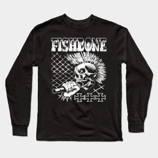 Fishbone skull Long Sleeve T-Shirt